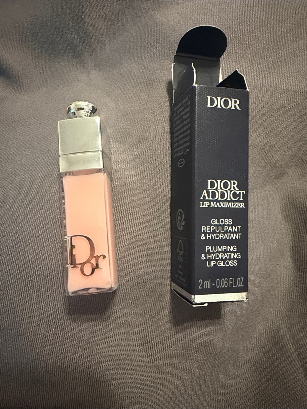 Dior Addict Lip Maximizer Gloss — Pale Pink Adorable Mini Size 2 ml